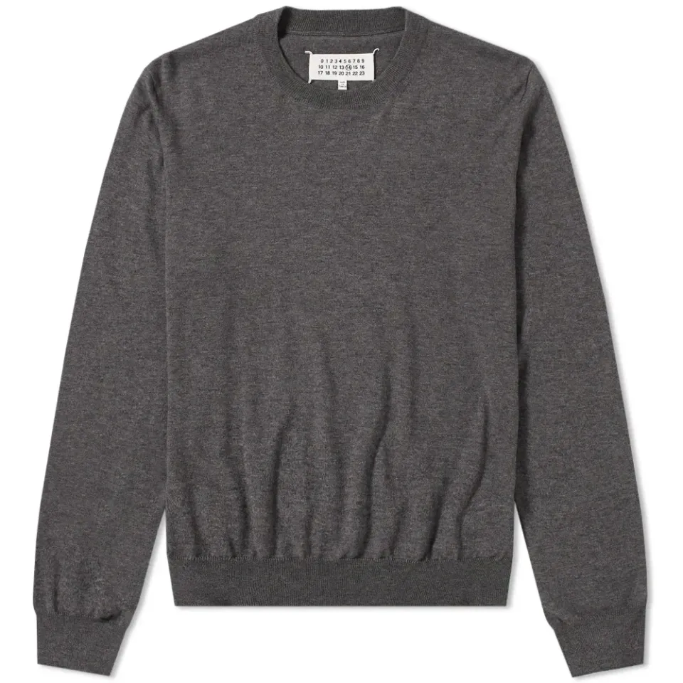 14 Cut Out Elbow Patch Knit Sweat