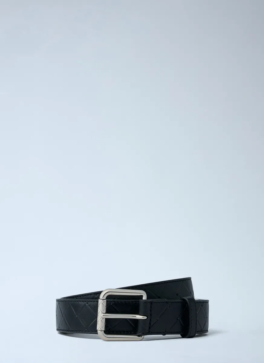 Intrecciato Stamp Belt