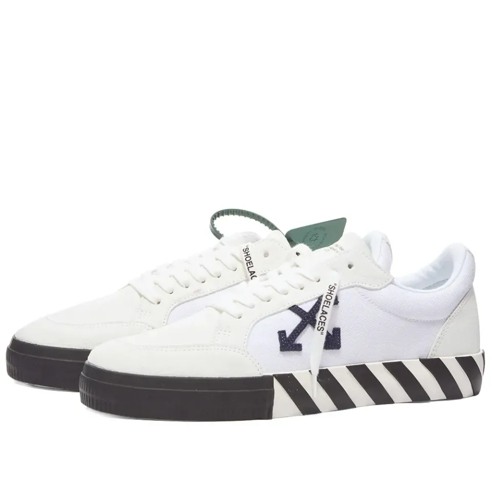 Low Vulcanised Canvas Suede Sneaker