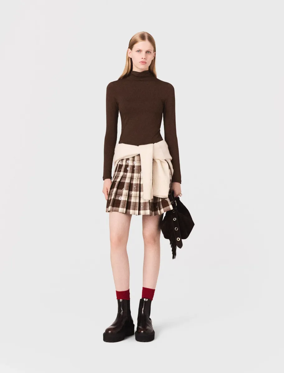 Roll neck T-shirt