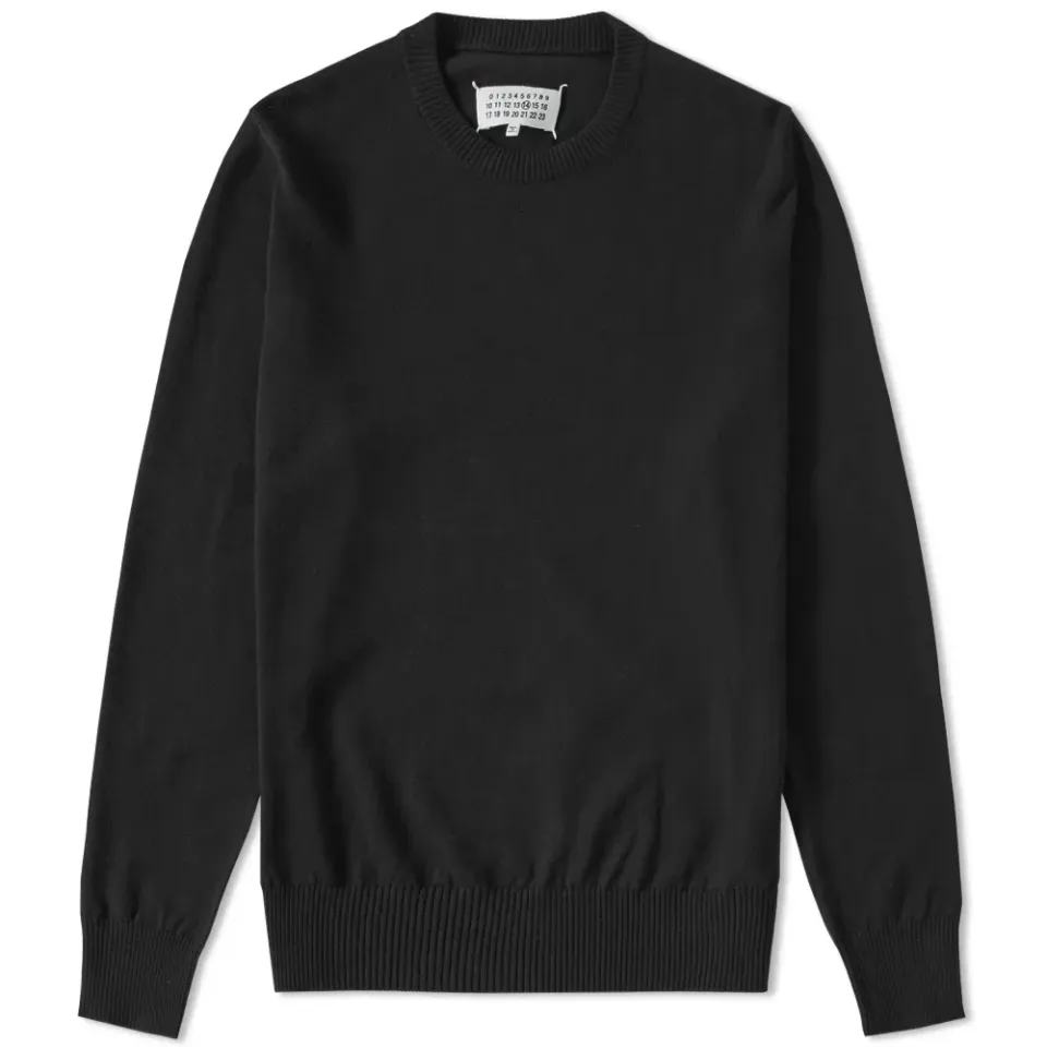 14 Elbow Patch Crew Knit