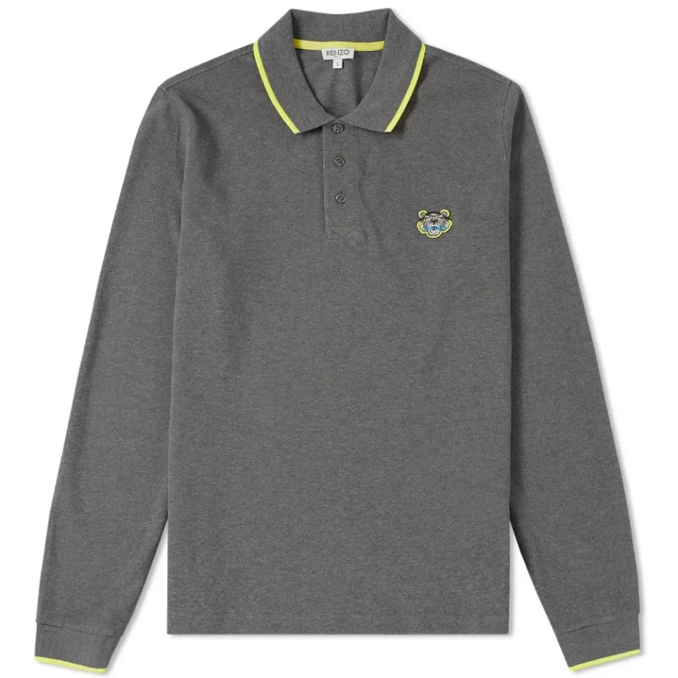 Long Sleeve Tiger Polo