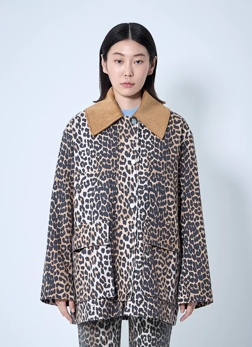 Printed Canvas Jacket