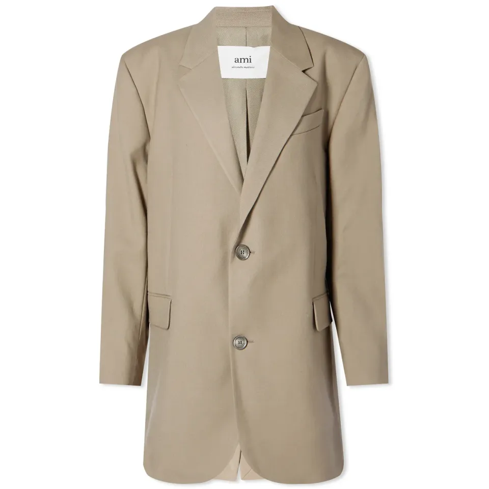 AMI Two Button Oversized Jacket