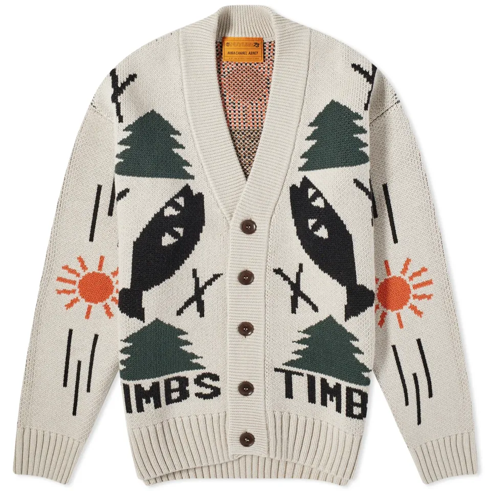 x Nina Chanel Abney Intarsia Cardigan