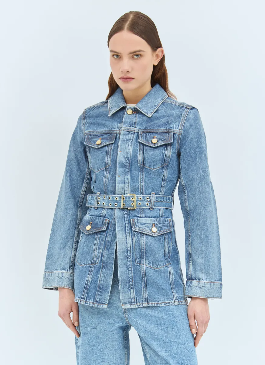 Foil Denim Jacket
