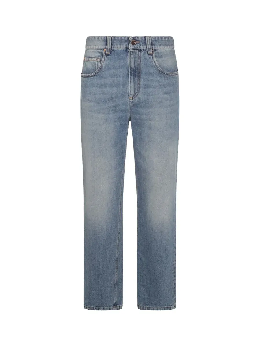 Women denim trousers Blue