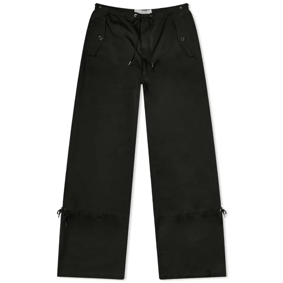 Eyelet Tie Parachute Pant