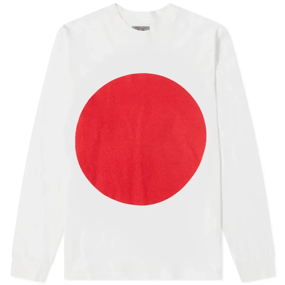 Long Sleeve Big Circle Slub T-Shirt