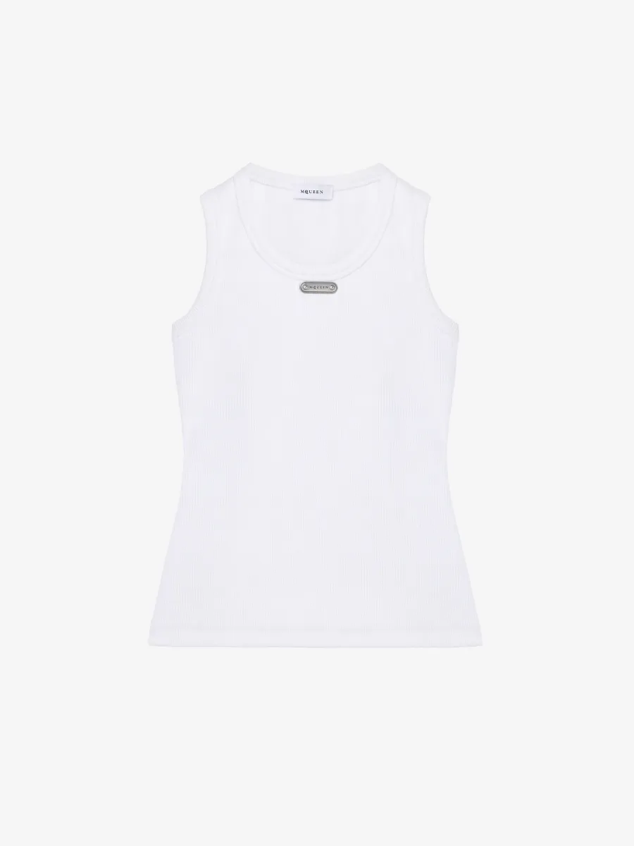 McQueen Placket Tank Top