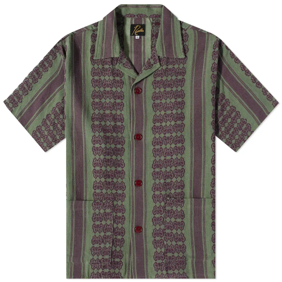 Papillion Stripe Jacquard Vacation Shirt