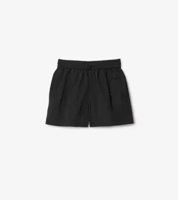 Nylon Shorts in Black