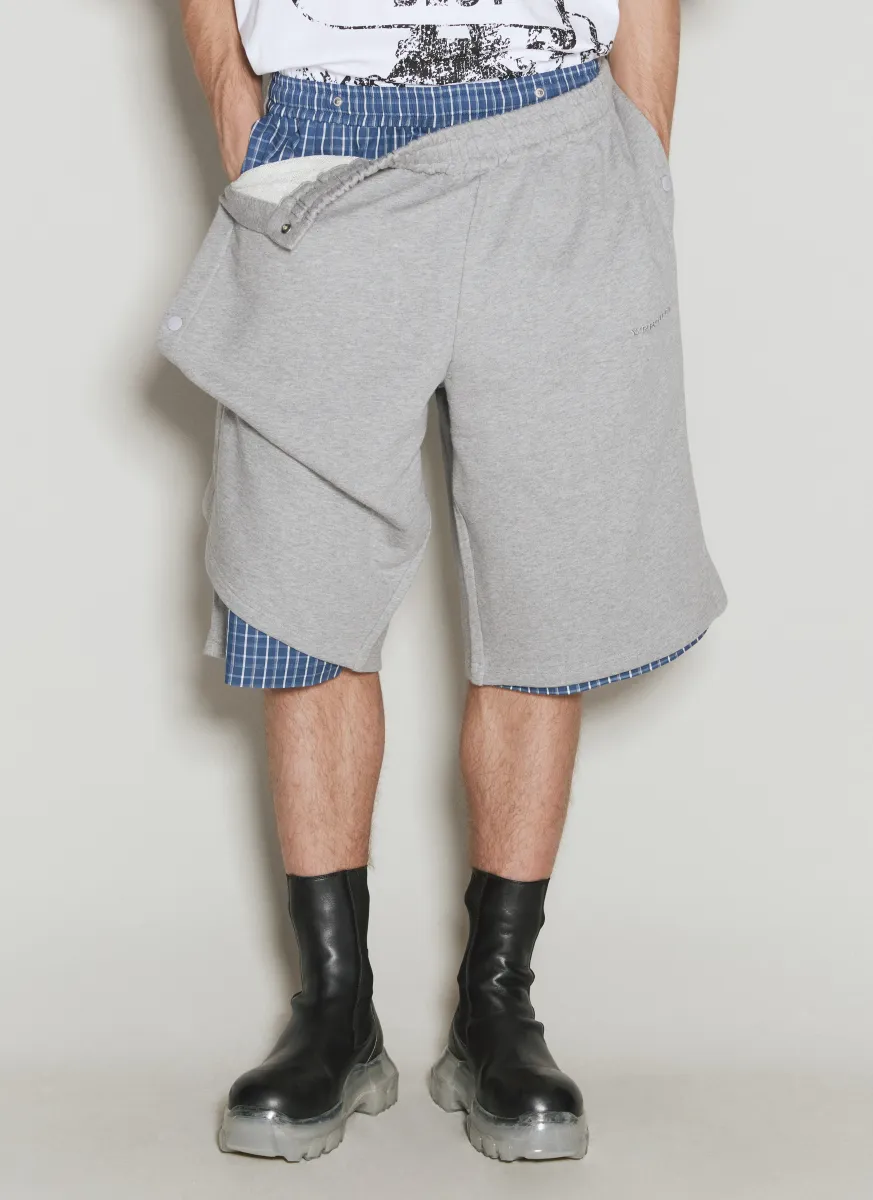 Snap-Off Track Shorts