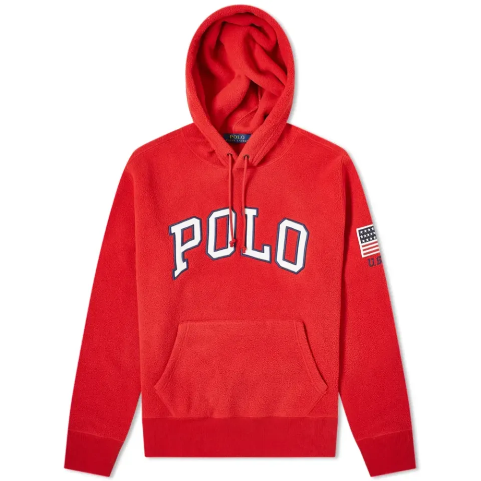 Polo Fleece Popover Hoody