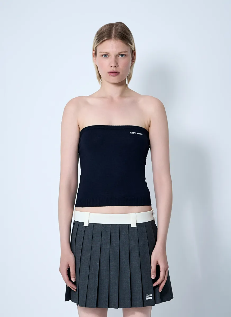 Logo Motif Tube Top