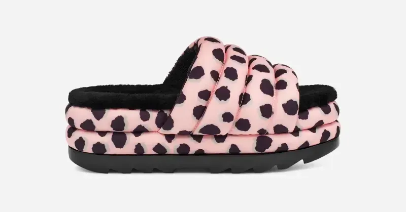 Puft Cheetah Print Slide for Women