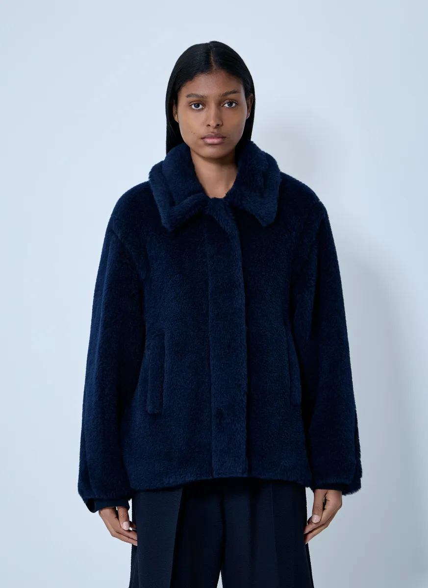 Wool-And-Silk-Blend Coat