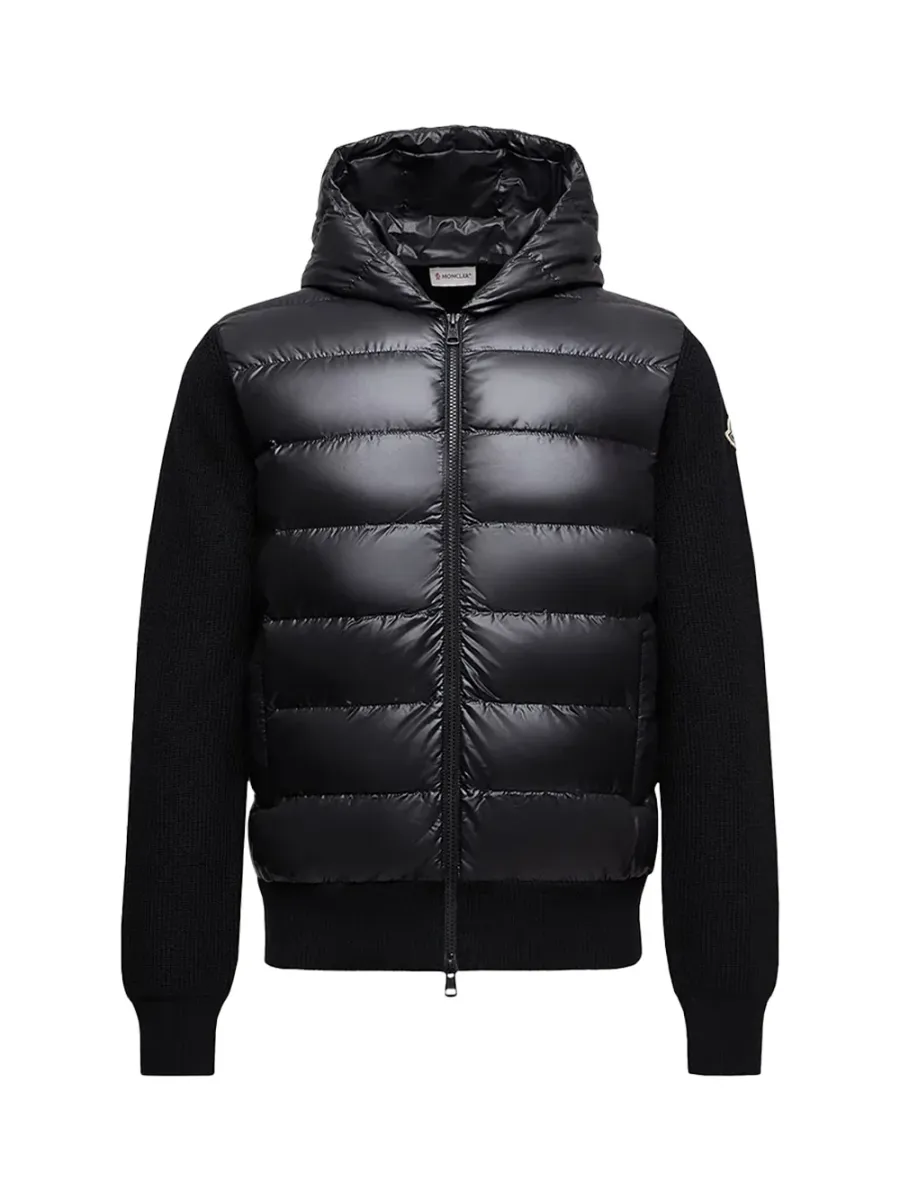 Men Zip-Up Jacket Black