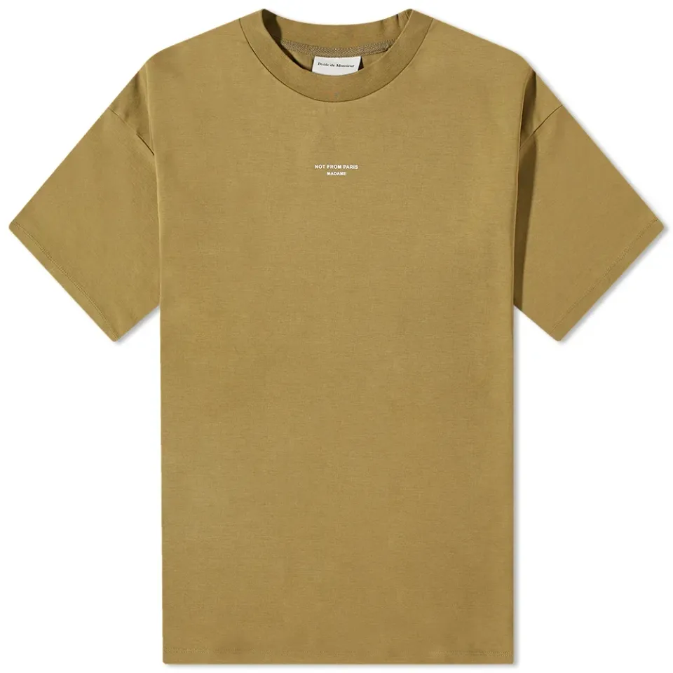 Drôle de Monsieur Not From Paris Madame Centre Logo T-Shirt
