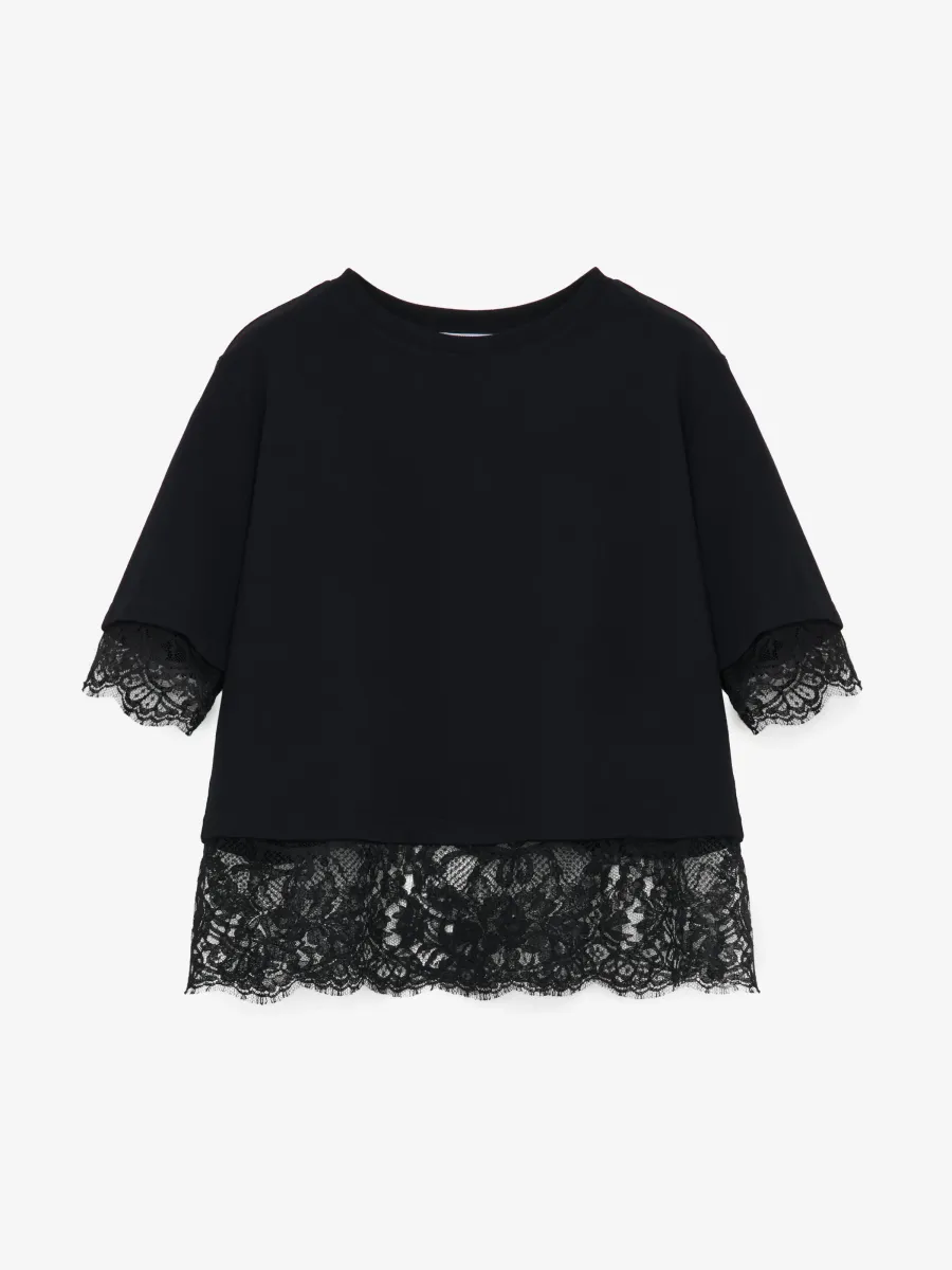 Lace Detail T-shirt