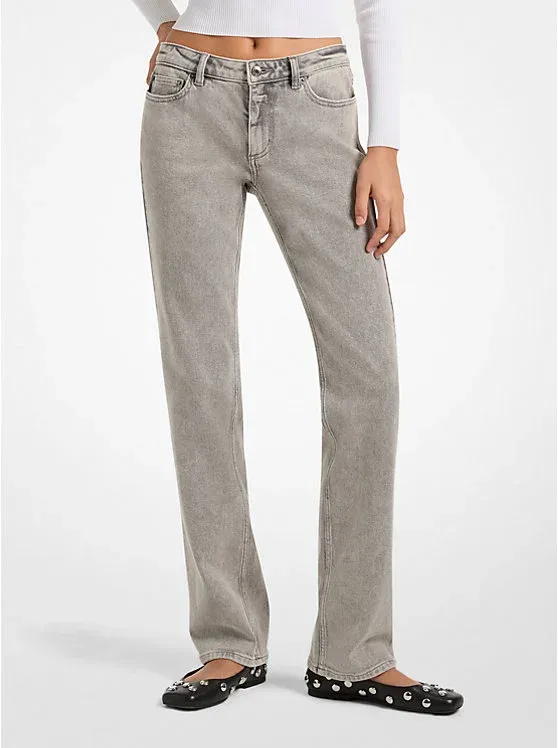 Stretch Denim Cigarette Jeans