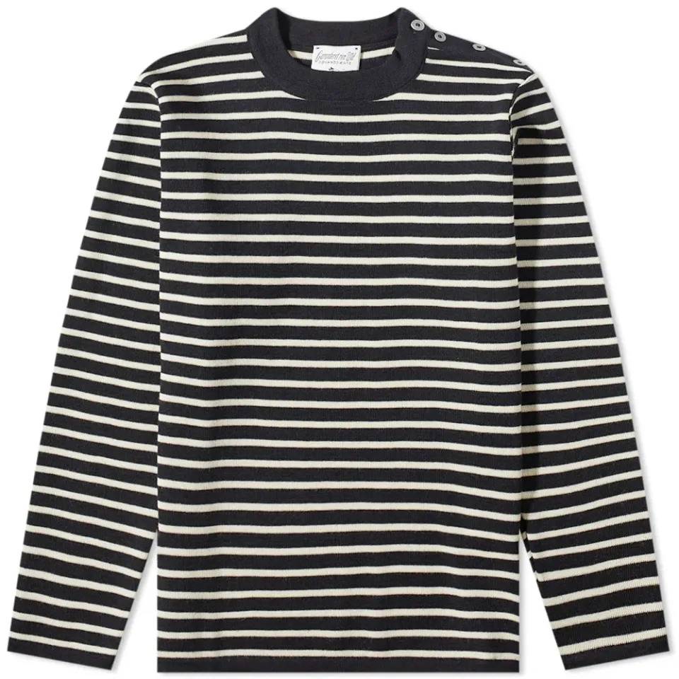 Naval Stripe Crew Knit