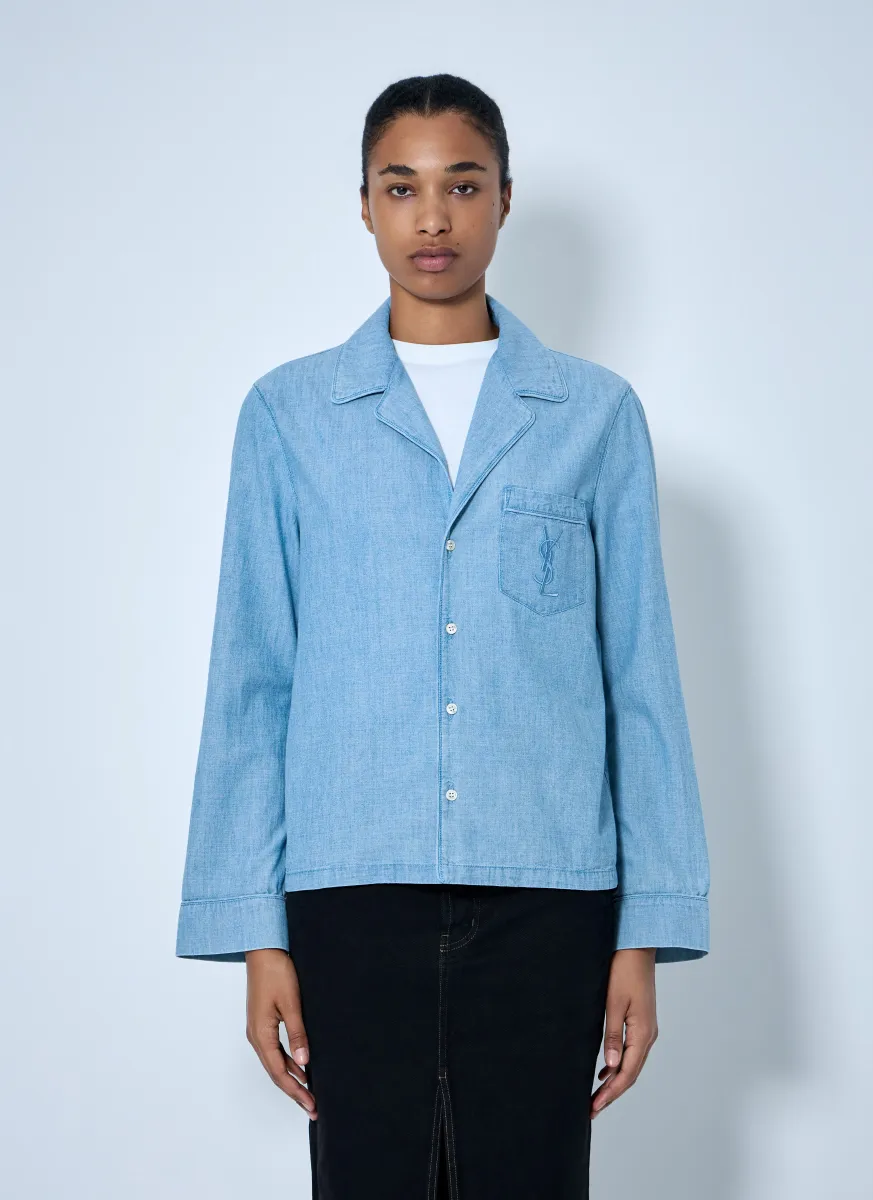 Button-down Denim Shirt