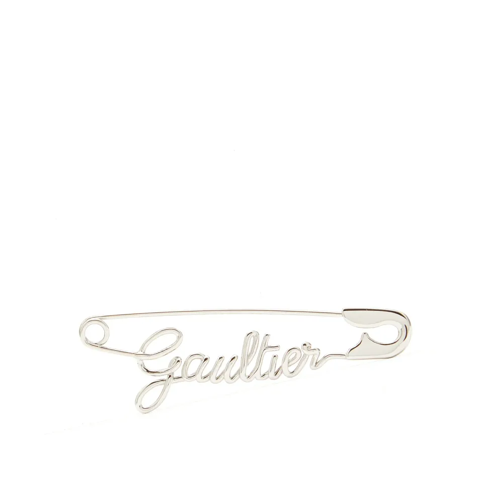 Safety Pin Logo Earring