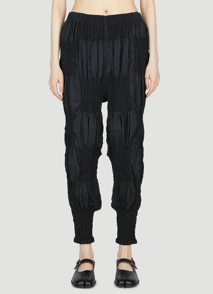 Wrinkled Blocks Pants