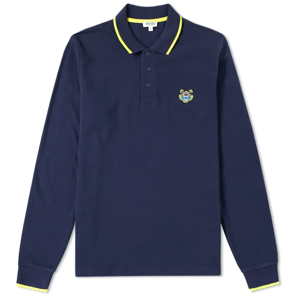 Long Sleeve Tiger Polo
