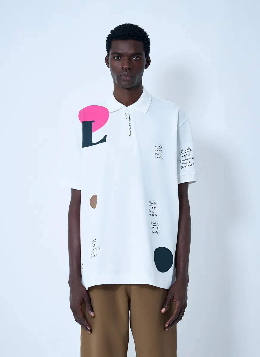 Logo Motif Polo Shirt