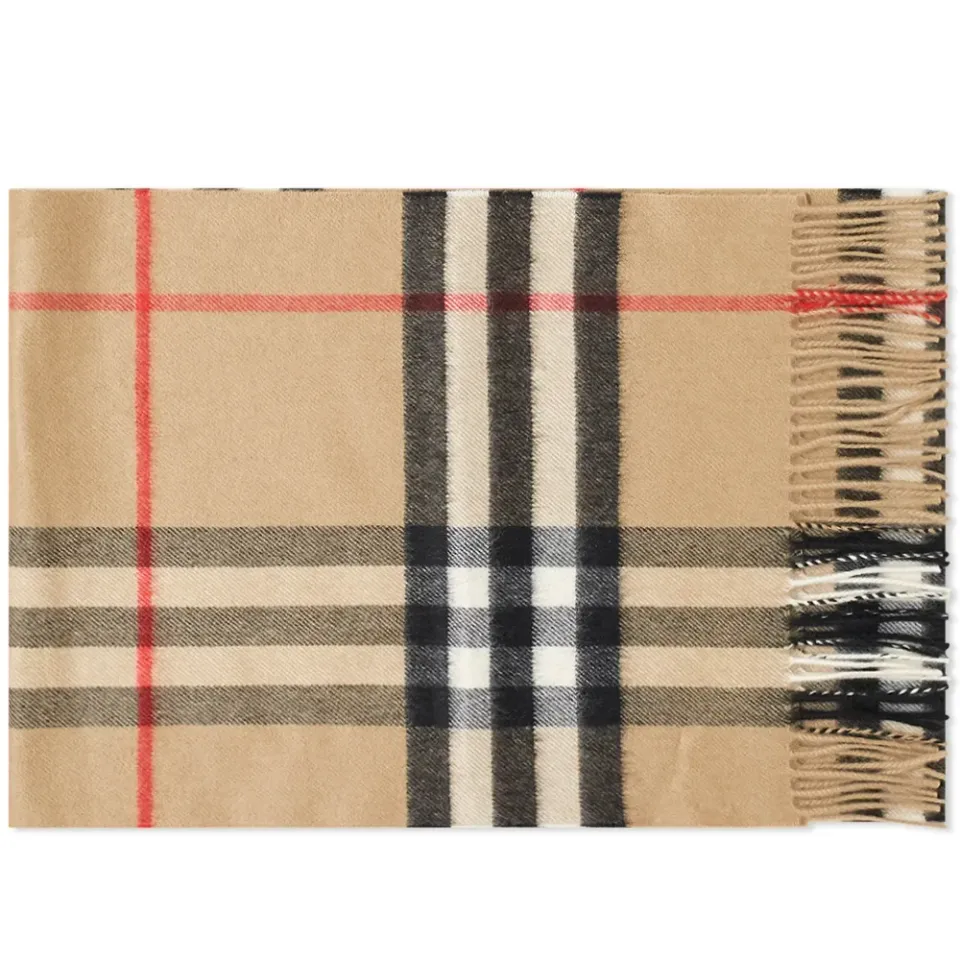 Classic Check Cashmere Scarf