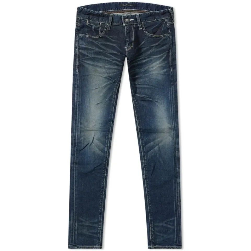 Black By Vanquish Aged Power Stretch Skinny Jean