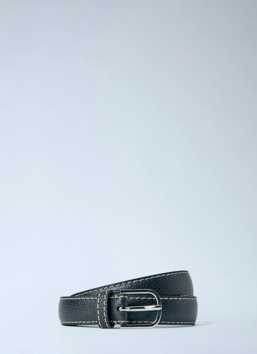 Slim Leather Belt