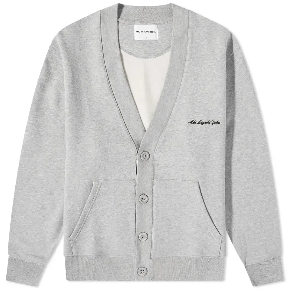 Embroidered Embassy Logo Sweat Cardigan