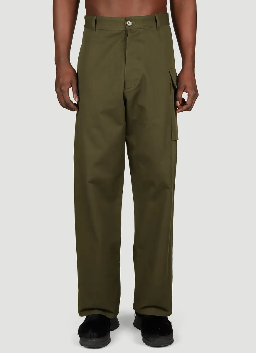 Gabardine Cargo Pants
