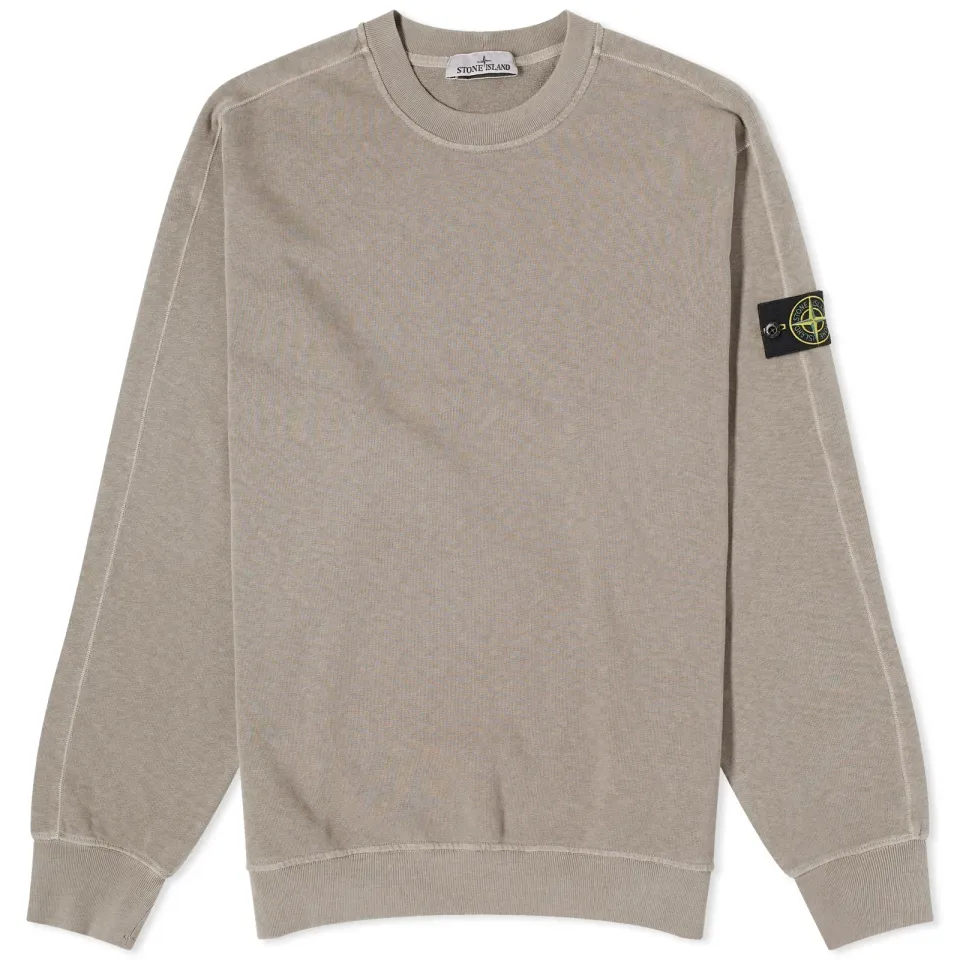 Garment Dyed Malfile Crew Sweat