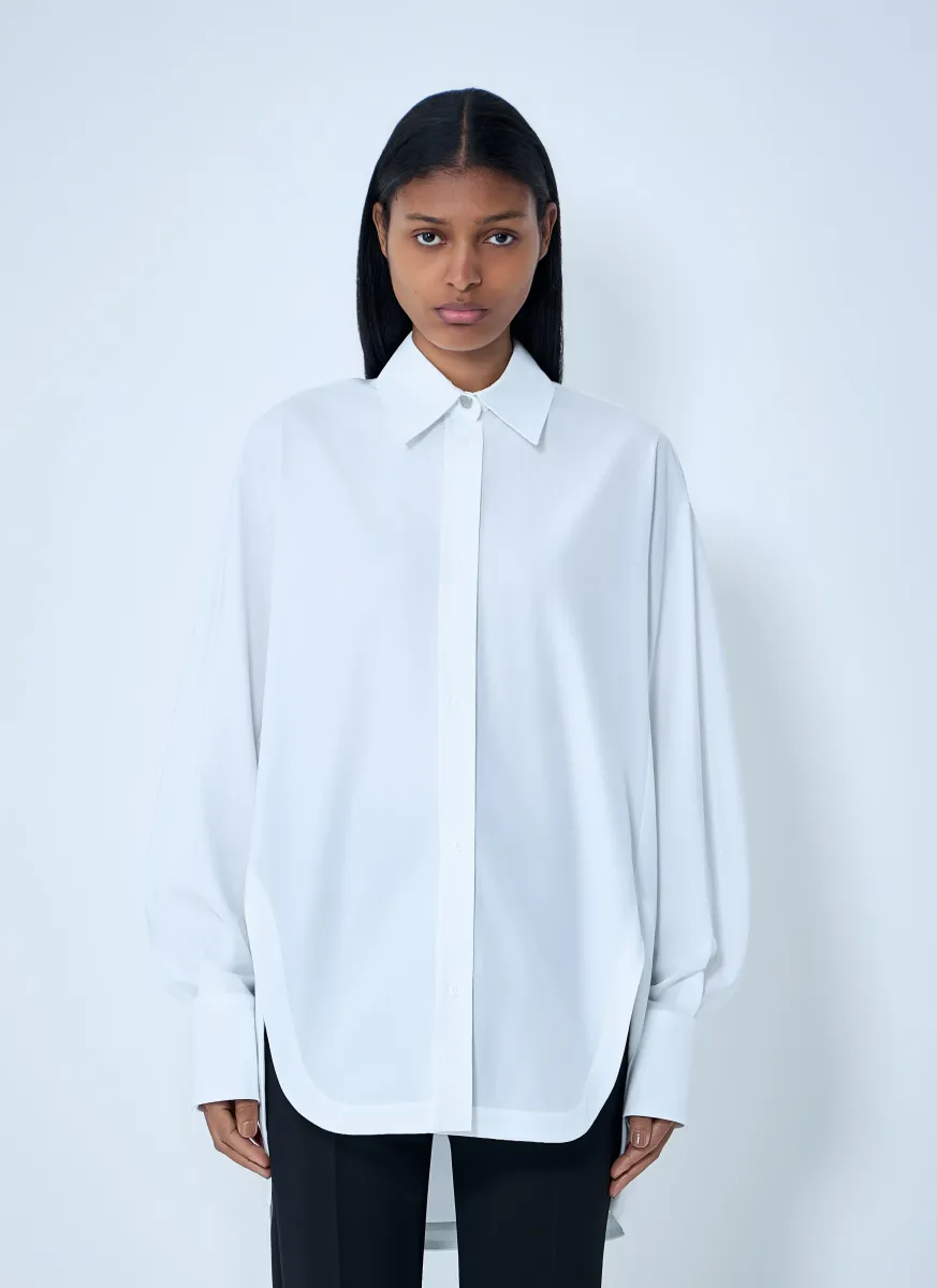 Oversized Cotton Poplin Shirt
