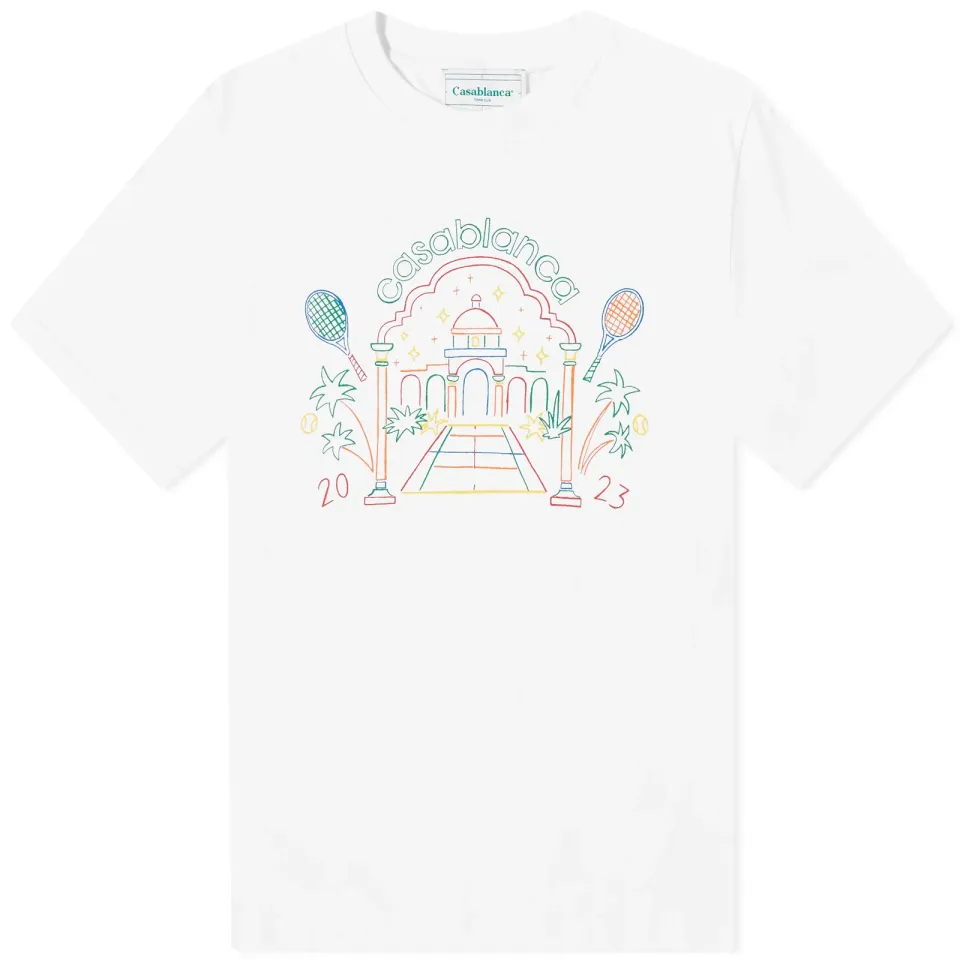 Rainbow Crayon Temple T-Shirt