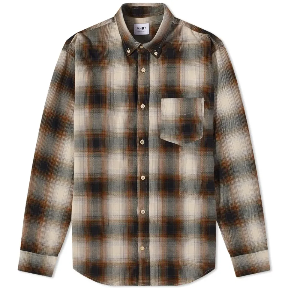 Levon Button Down Check Shirt