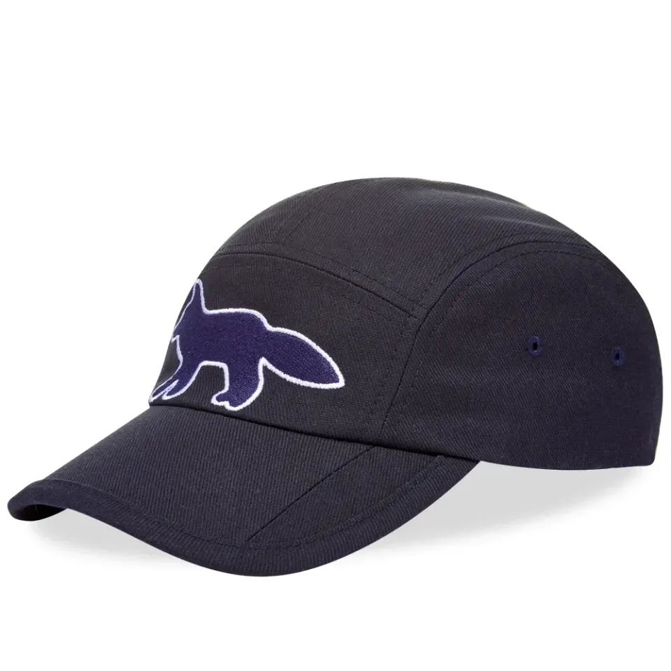 Maison Kitsuné Navy Fox 5 Panel Cap