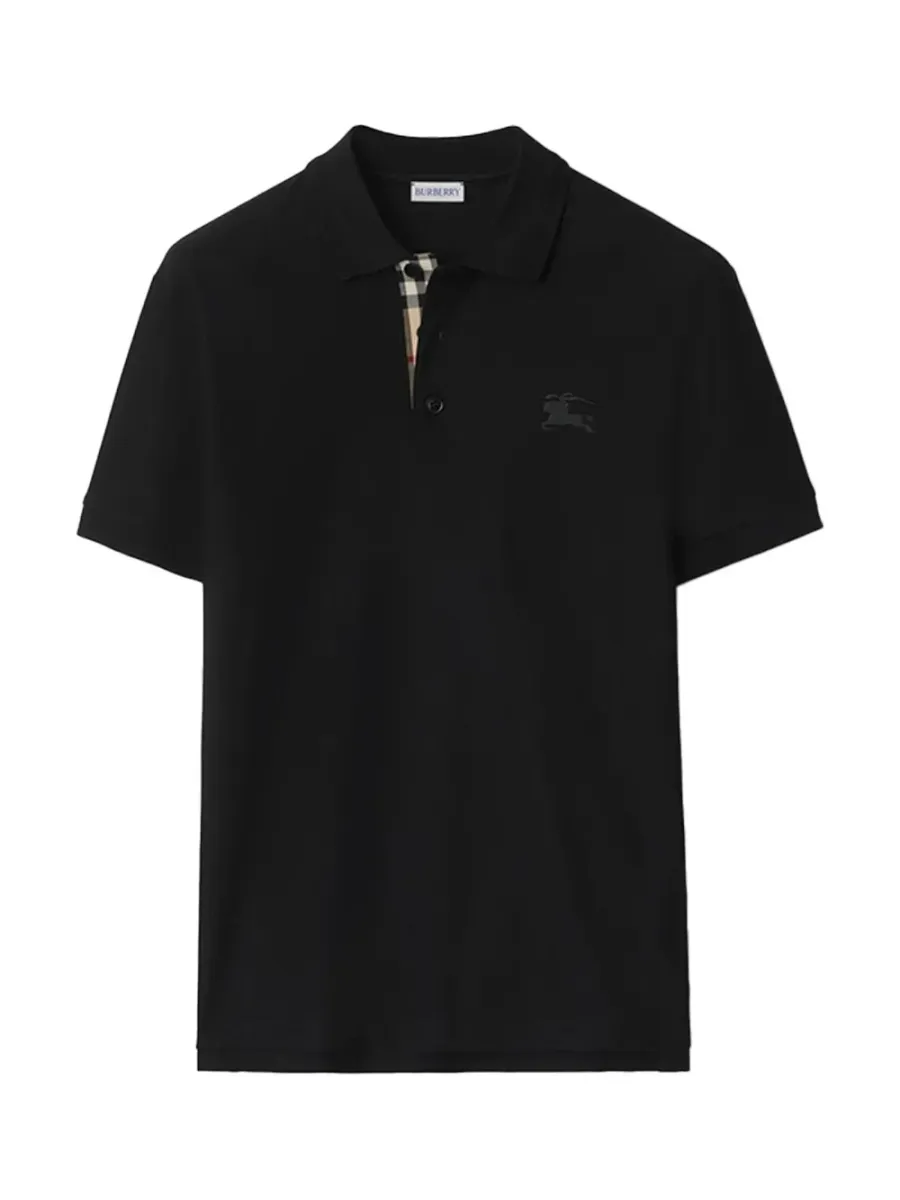 Men Polo Shirt Slim Fit Black