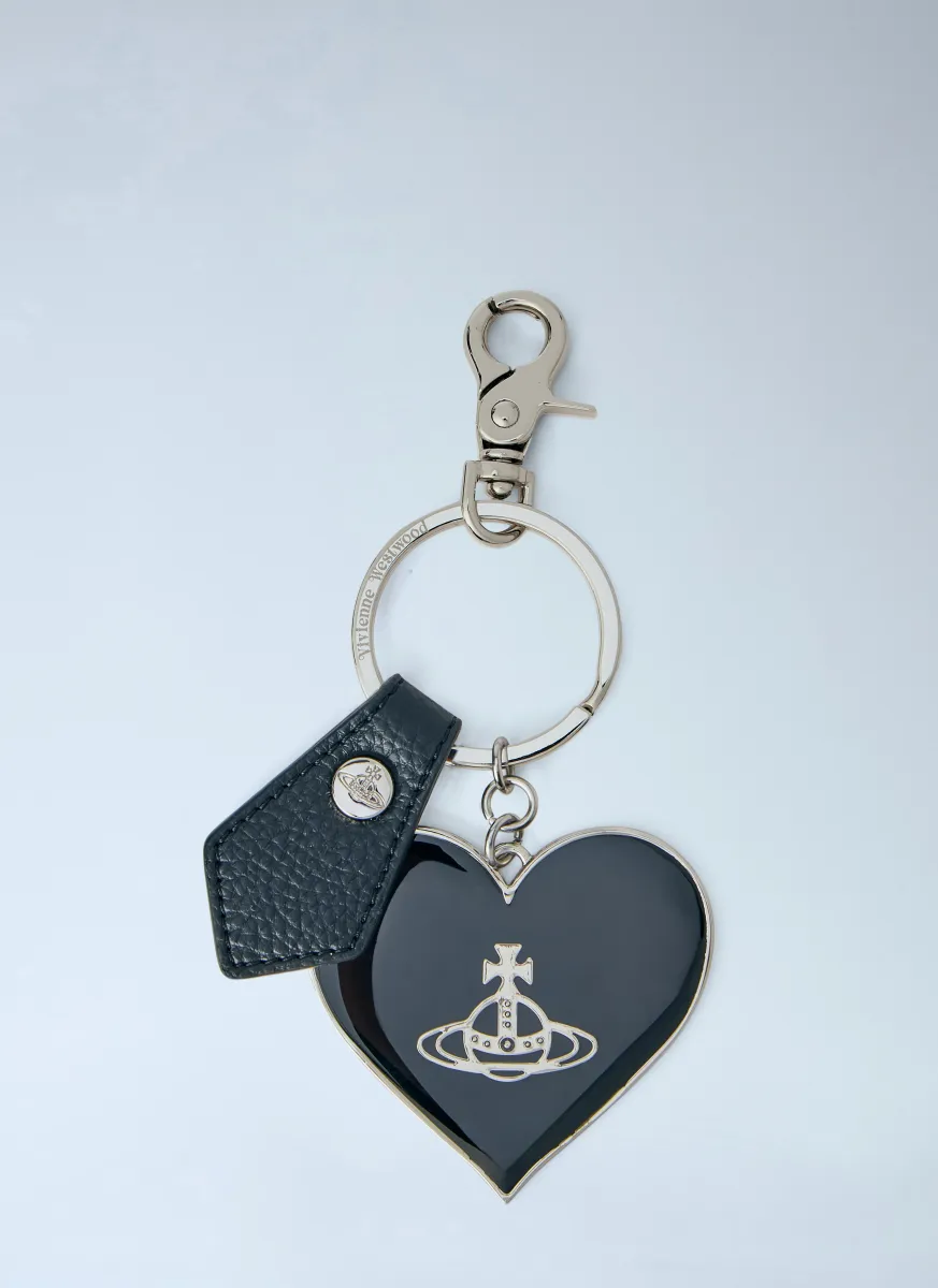 Mirror Heart Orb Keyring