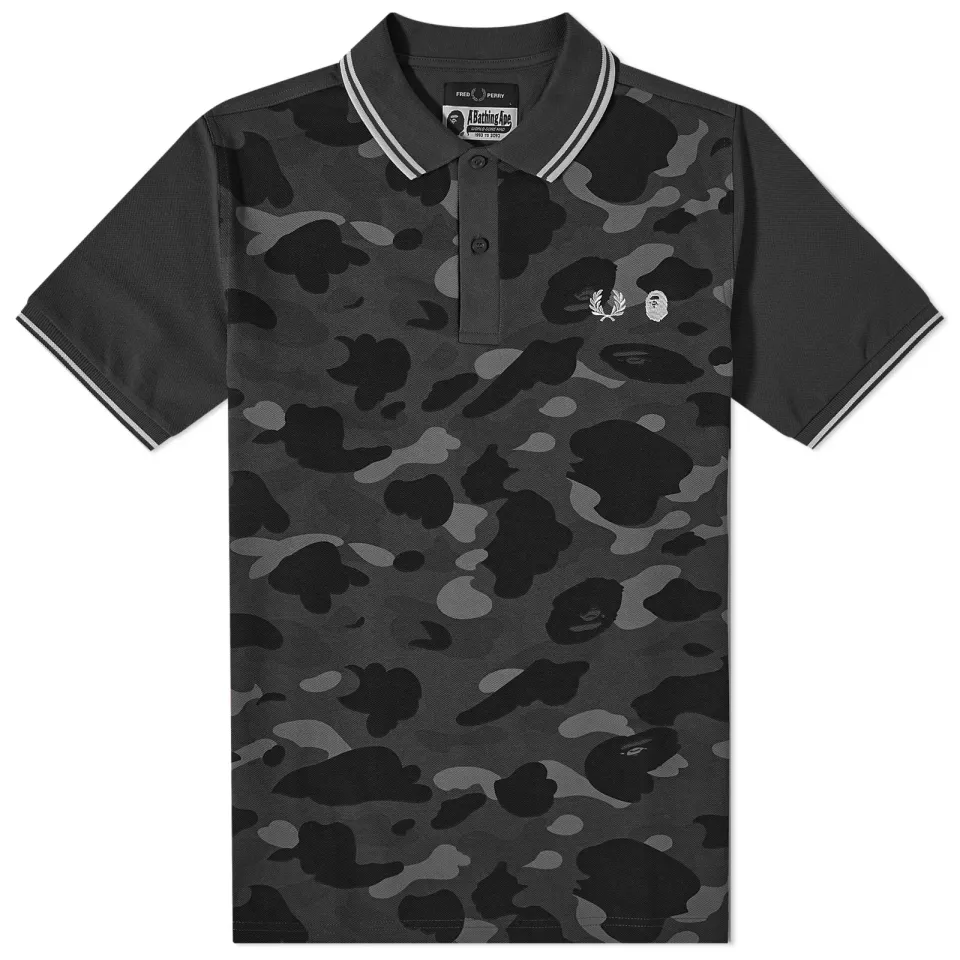 x BAPE Camo Polo