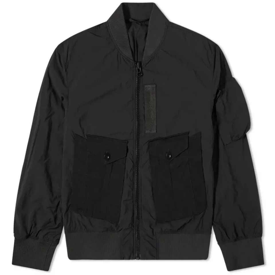 Garment Dyed Nylon Bomber