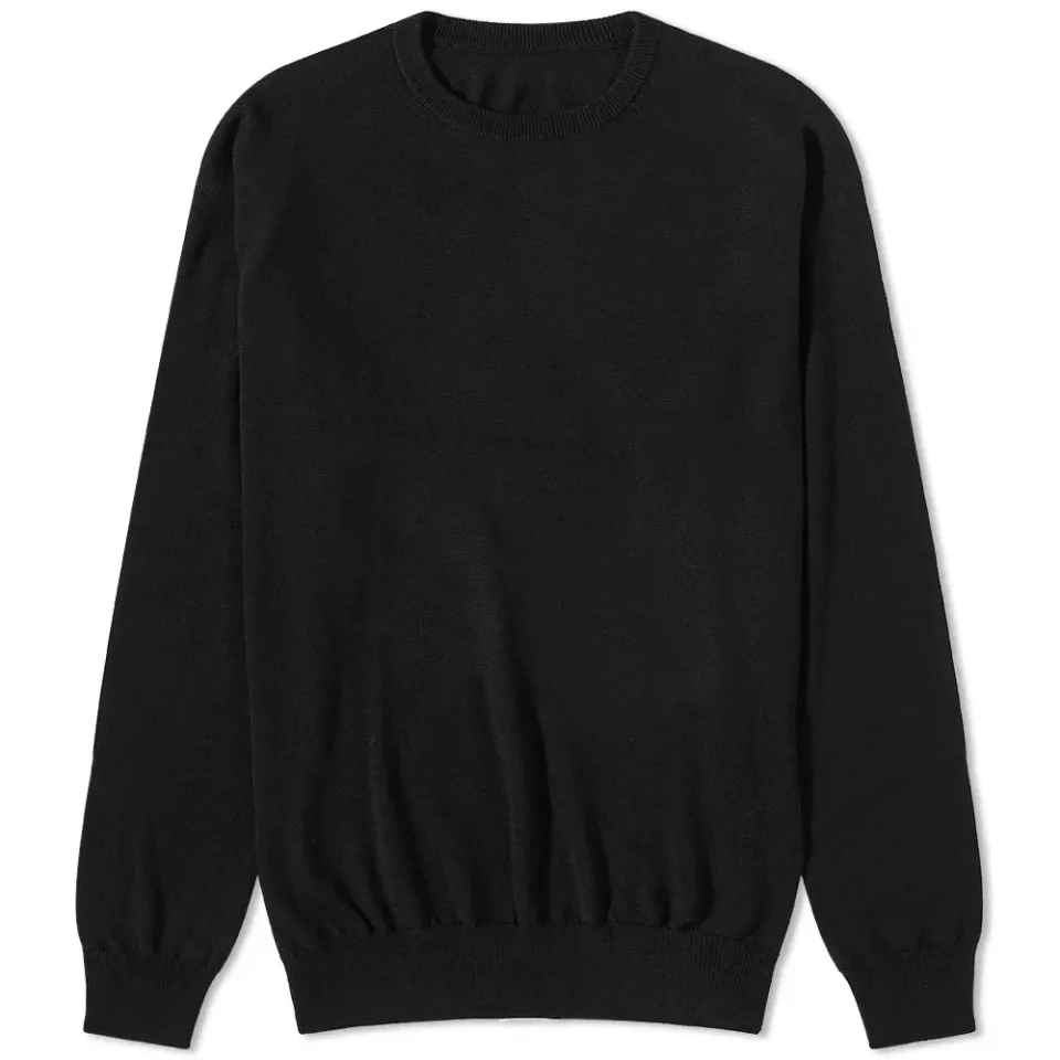 SOPHNET Heart Elbow Pattern Crew Knit