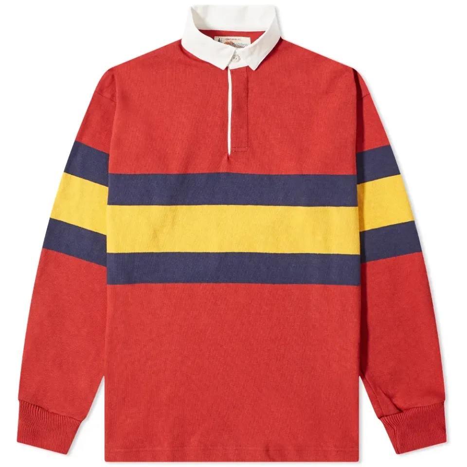Joe Mccoy Climbers Striped Rugby Shirt