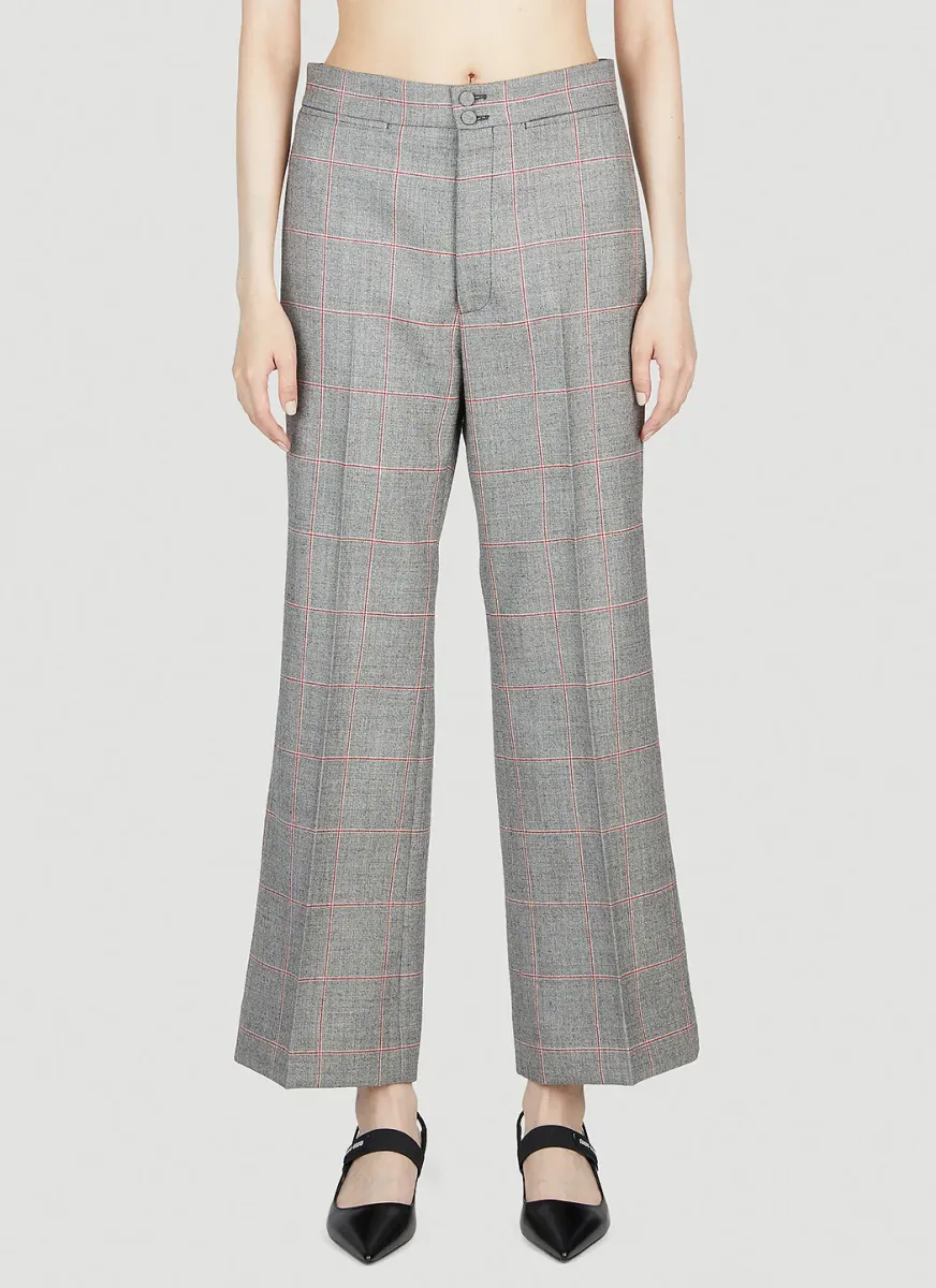 Check Suit Pants