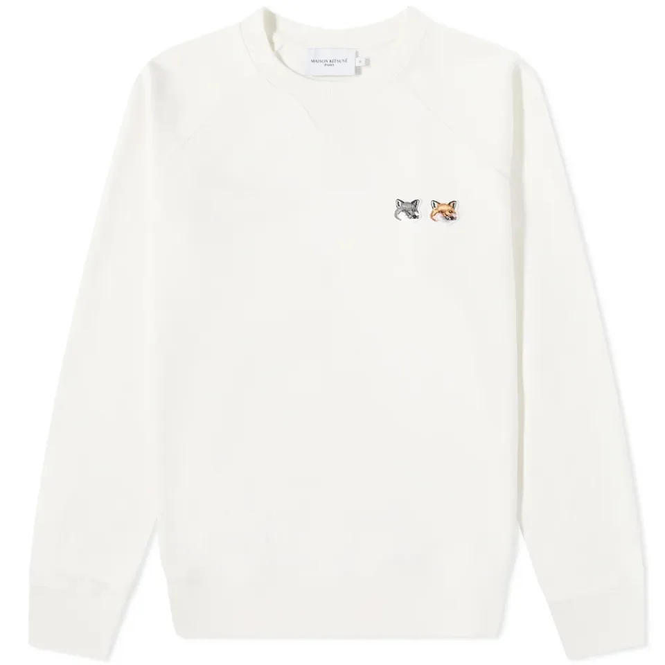 Double Fox Head Patch Classic Sweat
