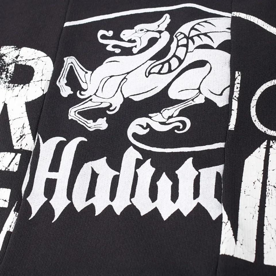 10 Patchwork Print Crew Sweat